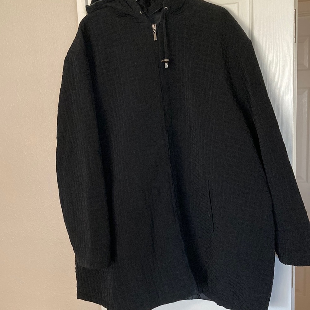 Willow lane jacket with hood. Size 4x